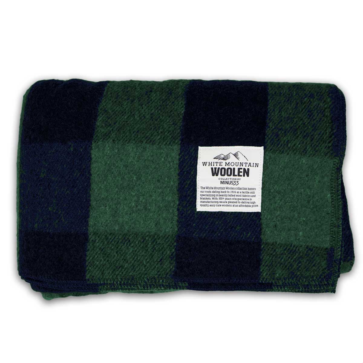 M33 - Camp Throw Blanket White Mountain Woolen - Concordia Style Boutique