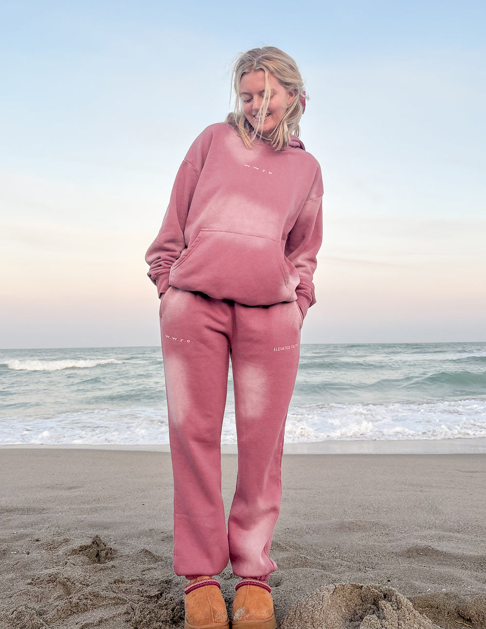 WWJD Pink Unisex Sweatpant - Concordia Style Boutique