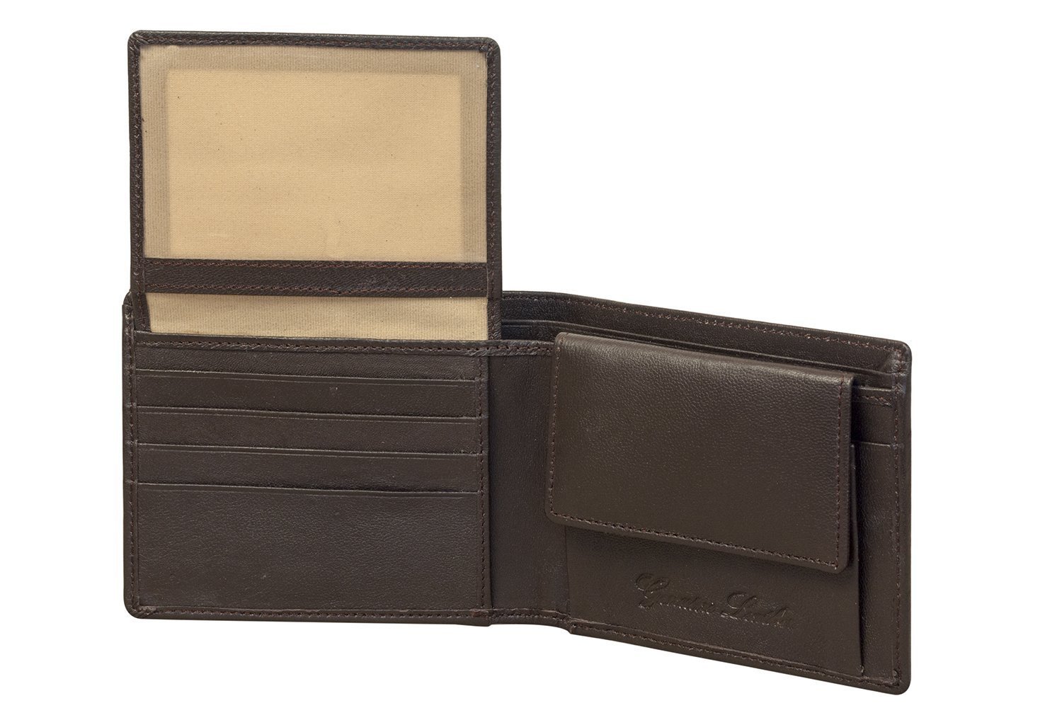 Sakkas Men's Leather Bi-fold Wallet -Id Windows / Card Slots with Gift Bag - Concordia Style Boutique