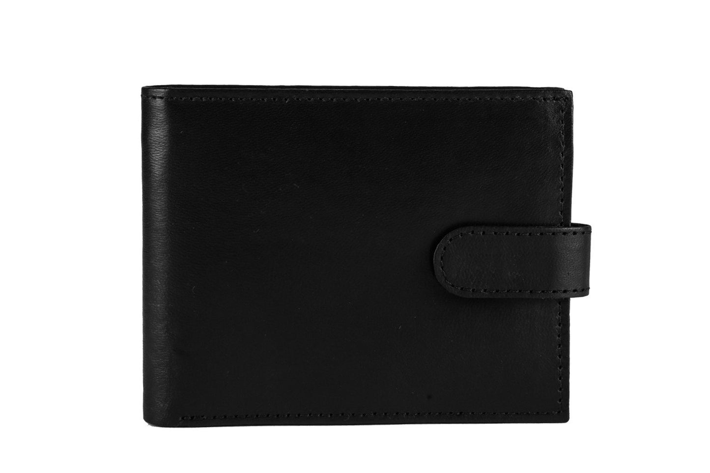 Sakkas Bifold Press Stud Mens Leather Wallet With Gift Bag - Concordia Style Boutique