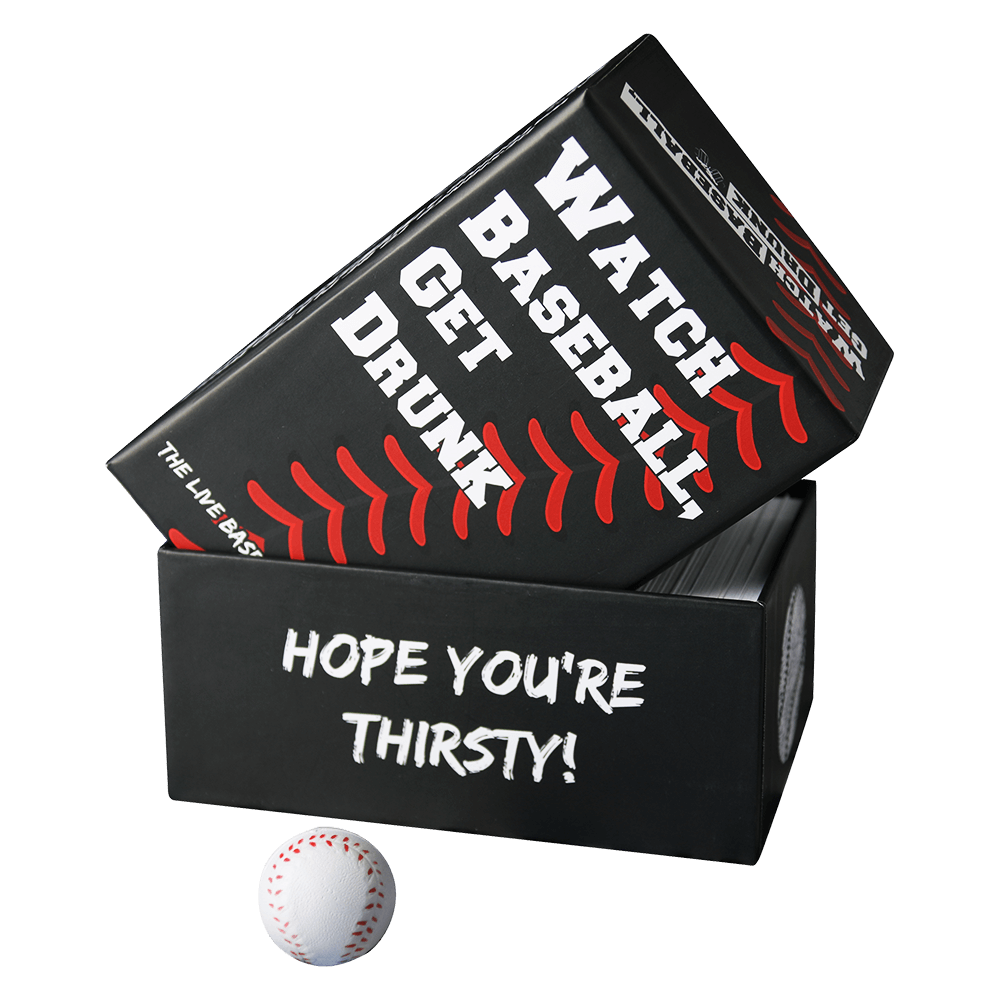 WATCH BASEBALL, GET DRUNK - The Live Baseball Drinking Game - Concordia Style Boutique