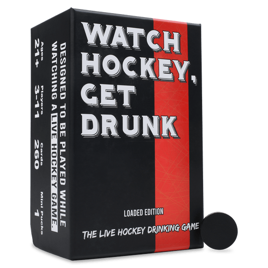 WATCH HOCKEY, GET DRUNK - The Live Hockey Drinking Game - Concordia Style Boutique