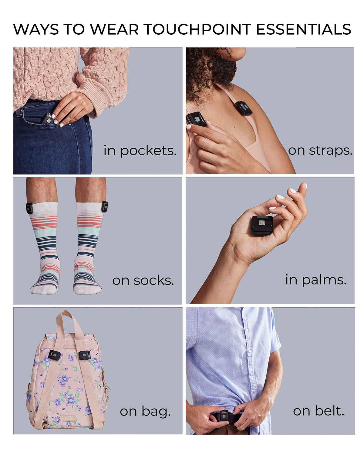 TouchPoints Essentials Pack - TouchPoints are wearable devices designed to reduce stress, improve sleep, and increase focus with BLAST - Concordia Style Boutique