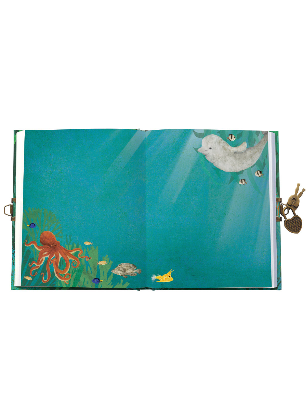 Whale Song Lockable Notebook Diary