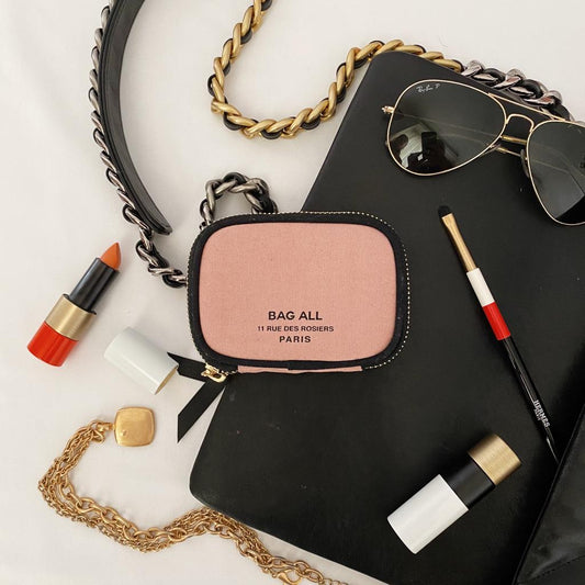 Small Wallet Pink/Blush with Black Piping - Concordia Style Boutique