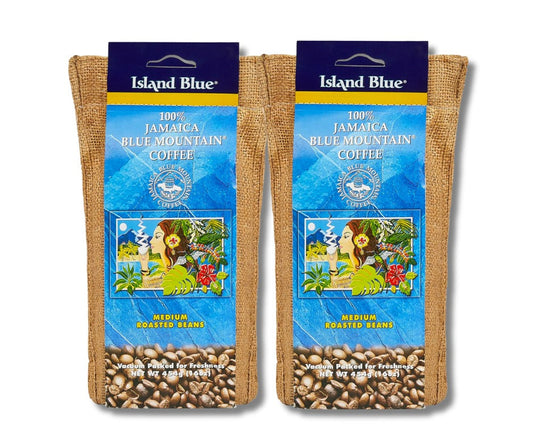 Island Blue 100% Jamaica Blue Mountain Whole Beans Coffee (2 pack) - Concordia Style Boutique