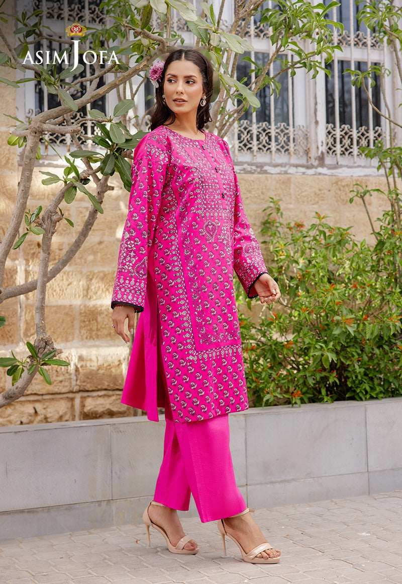 Asim Jofa - AJPB-194 2 Piece Embroidered Cambric