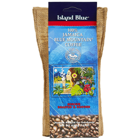 Island Blue -100% Jamaica Blue Mountain Ground Coffee 16oz - Concordia Style Boutique