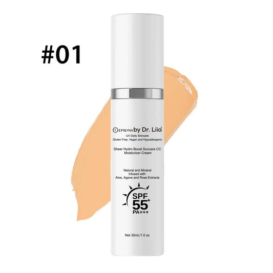 Tinted, Dewy Moisturizer for Sensitive Skin SPF 30 & Tinted CC Moisturizer Cream SPF 55 - Concordia Style Boutique