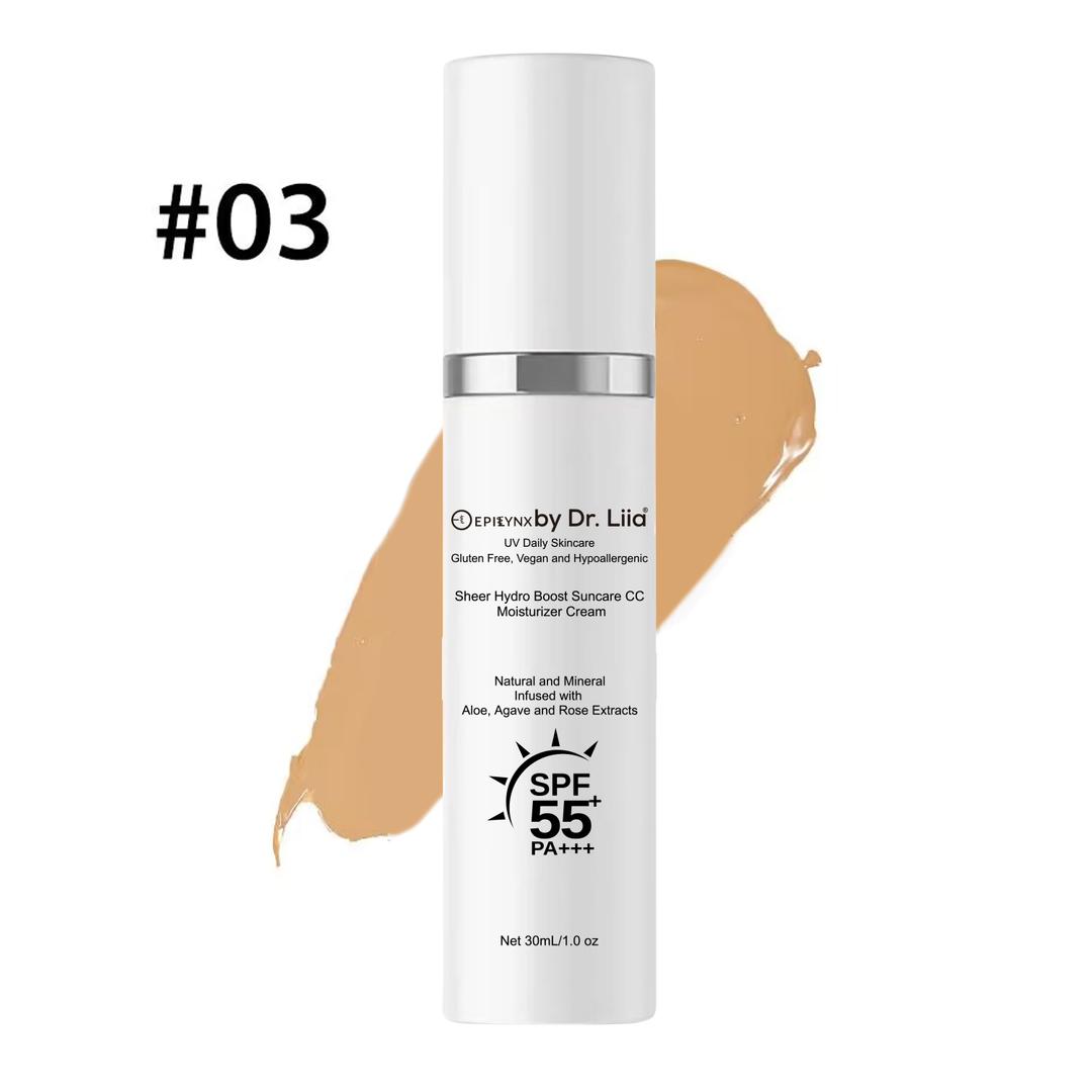 Tinted, Dewy Moisturizer for Sensitive Skin SPF 30 & Tinted CC Moisturizer Cream SPF 55 - Concordia Style Boutique