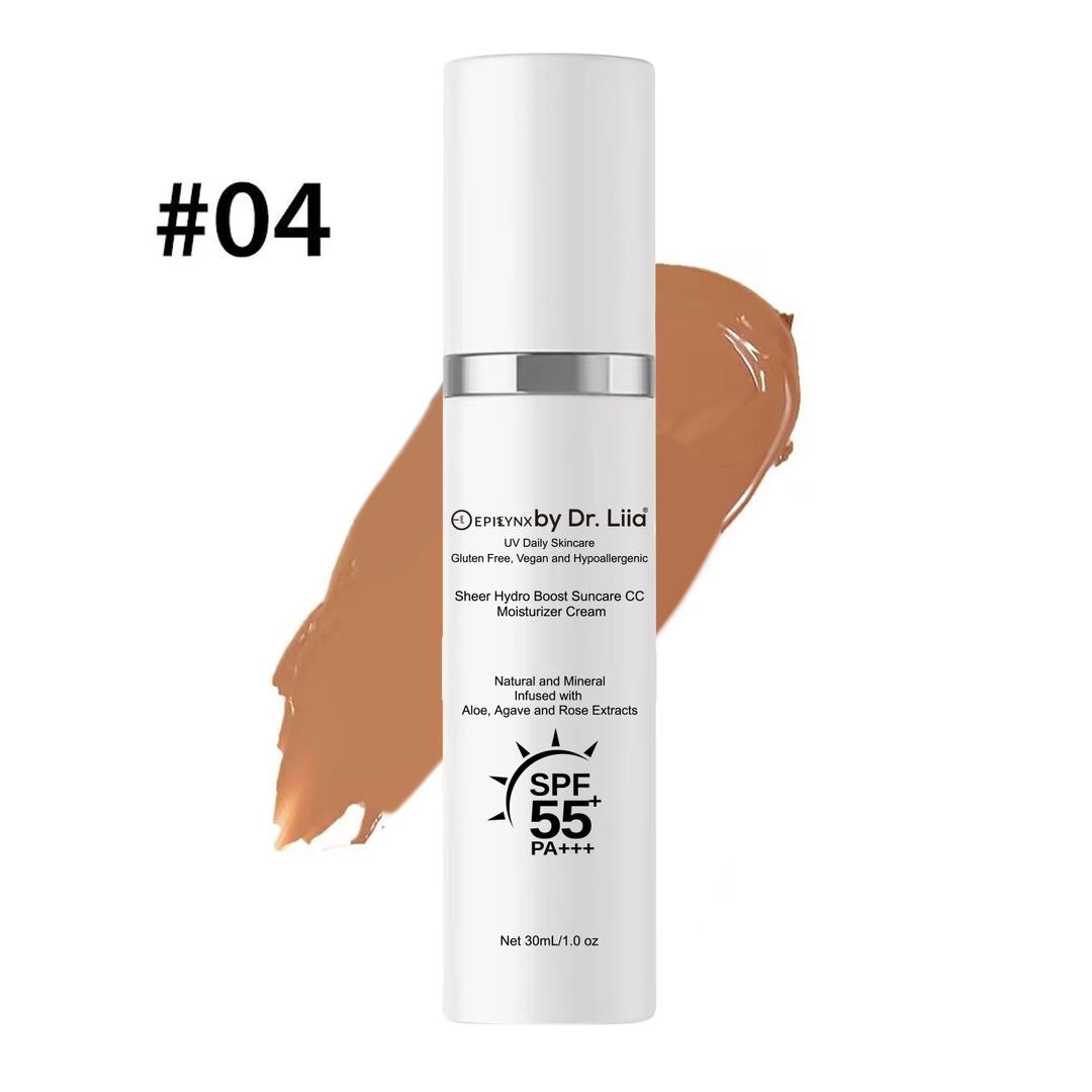 Tinted, Dewy Moisturizer for Sensitive Skin SPF 30 & Tinted CC Moisturizer Cream SPF 55 - Concordia Style Boutique