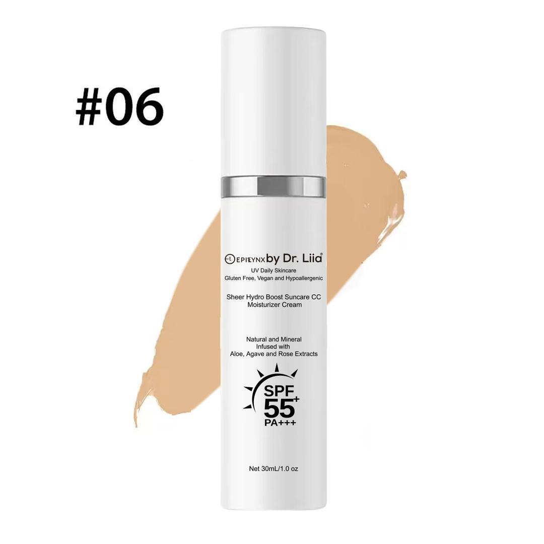 Tinted, Dewy Moisturizer for Sensitive Skin SPF 30 & Tinted CC Moisturizer Cream SPF 55 - Concordia Style Boutique