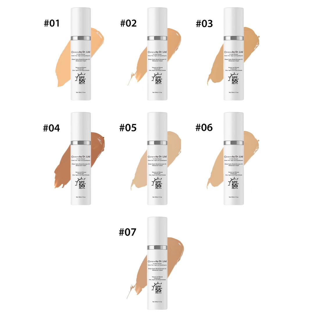 Tinted, Dewy Moisturizer for Sensitive Skin SPF 30 & Tinted CC Moisturizer Cream SPF 55 - Concordia Style Boutique