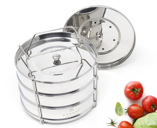 Instant Pot Insert Pans, 3 Tier for 6 Qt / 8 Qt Pressure Cookers - Concordia Style Boutique