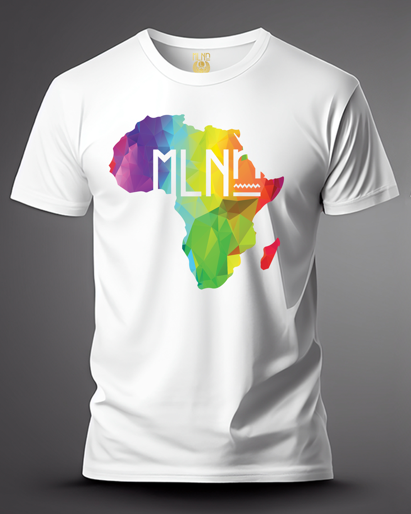 MLNn Africa LOGO Prismatic T-Shirt - Concordia Style Boutique