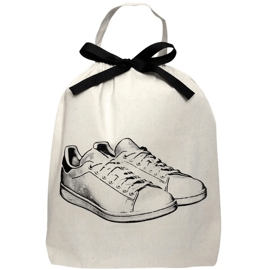 White Sneaker Shoe Bag, Cream - Concordia Style Boutique