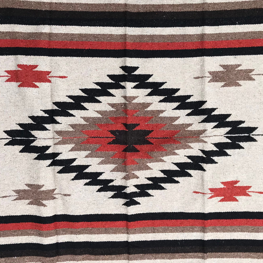 Tan Mexican Diamond Yoga Blanket - Concordia Style Boutique