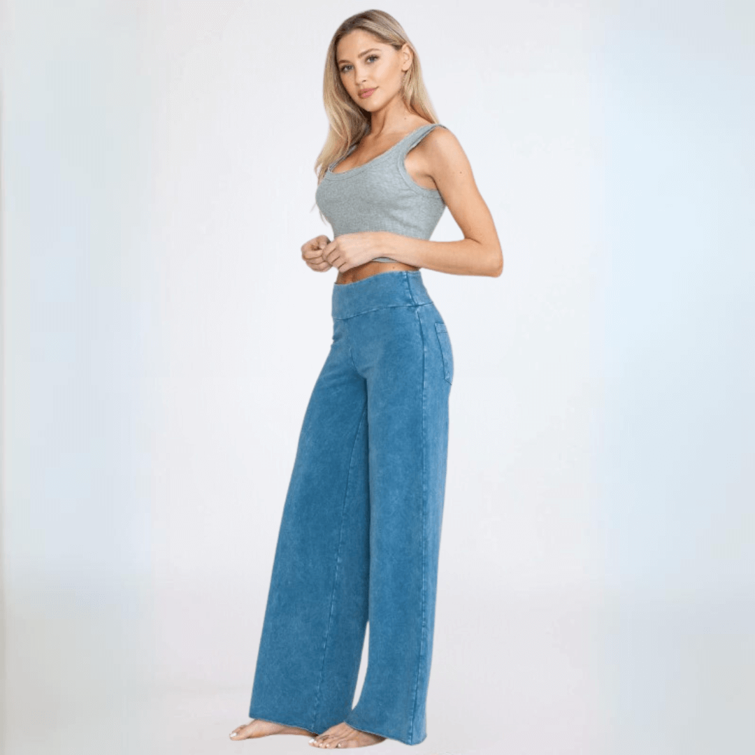 Casual Wide Leg Perfect Pants Made in USA - Concordia Style Boutique
