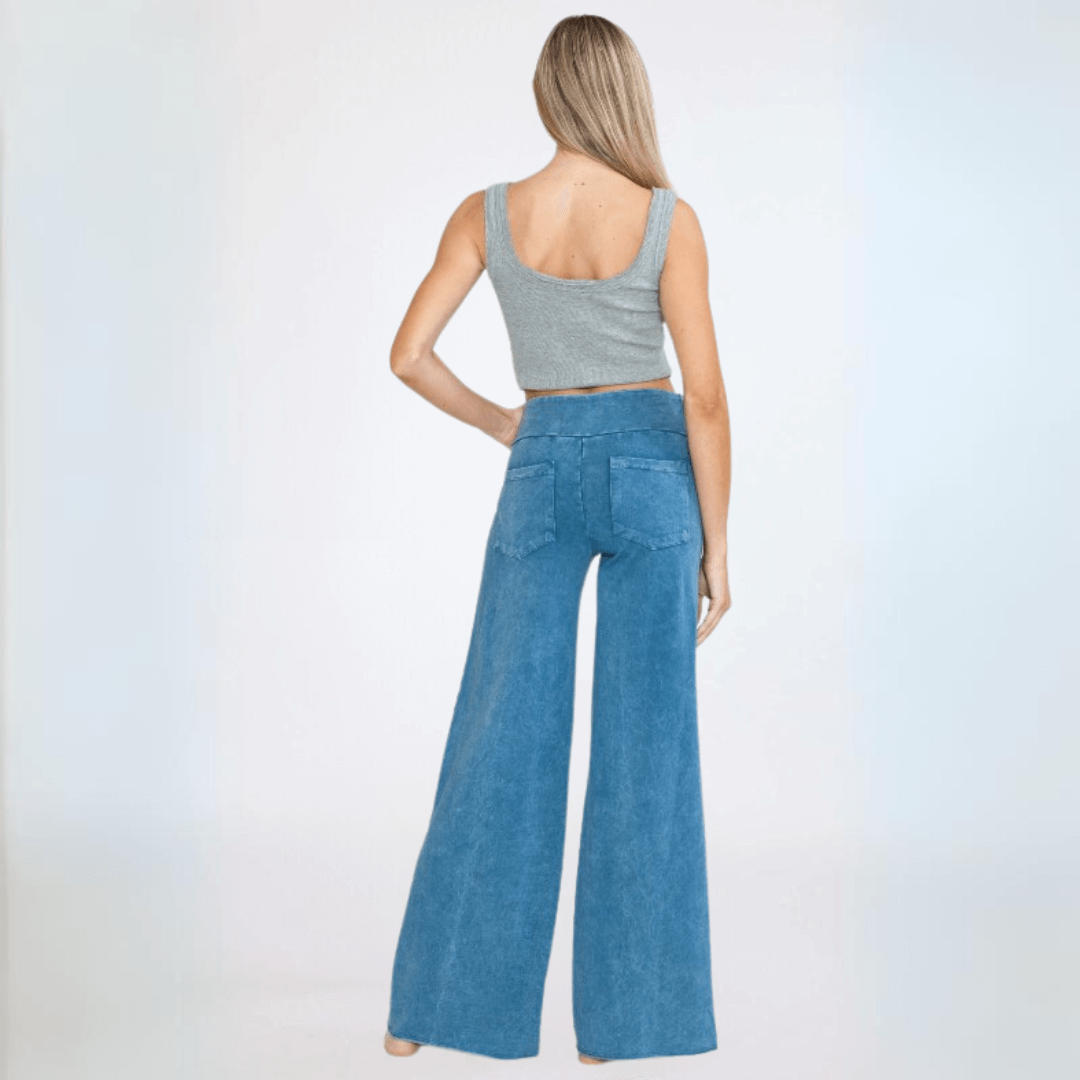 Casual Wide Leg Perfect Pants Made in USA - Concordia Style Boutique