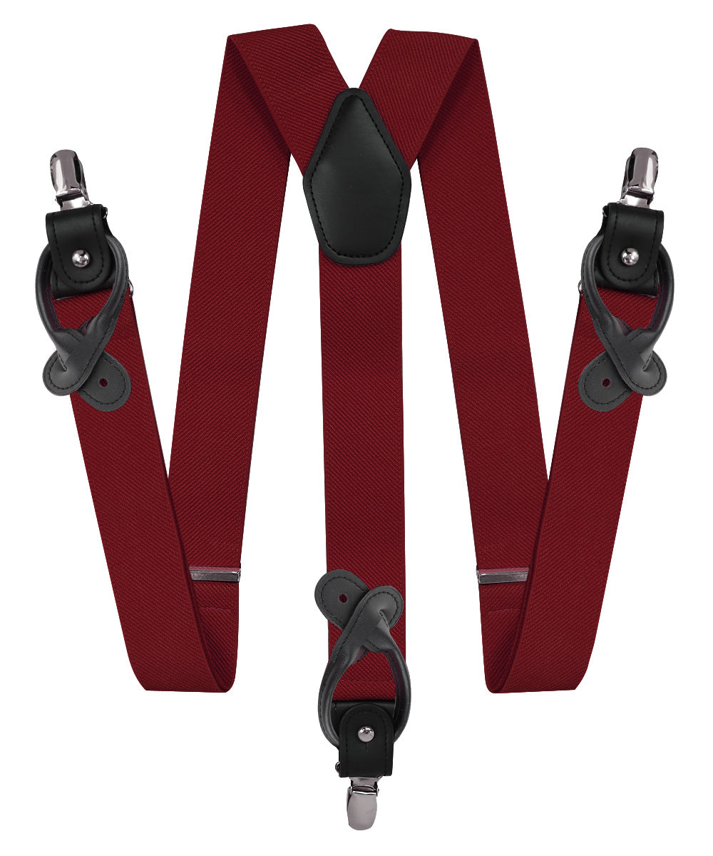 Vittorio Farina Men's Convertible Suspender in Gift Box: 70% Polyester & 30% Elastomer - Concordia Style Boutique