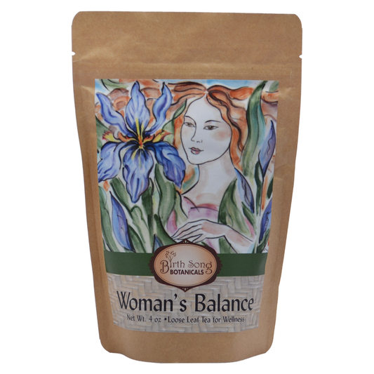 Woman's Balance Nourishing Herbal Tea To Support Hormone Harmony, Stress, PMS, Fertility, and a Healthy Immune System* with Ashwagandha Root 4 oz. - Concordia Style Boutique