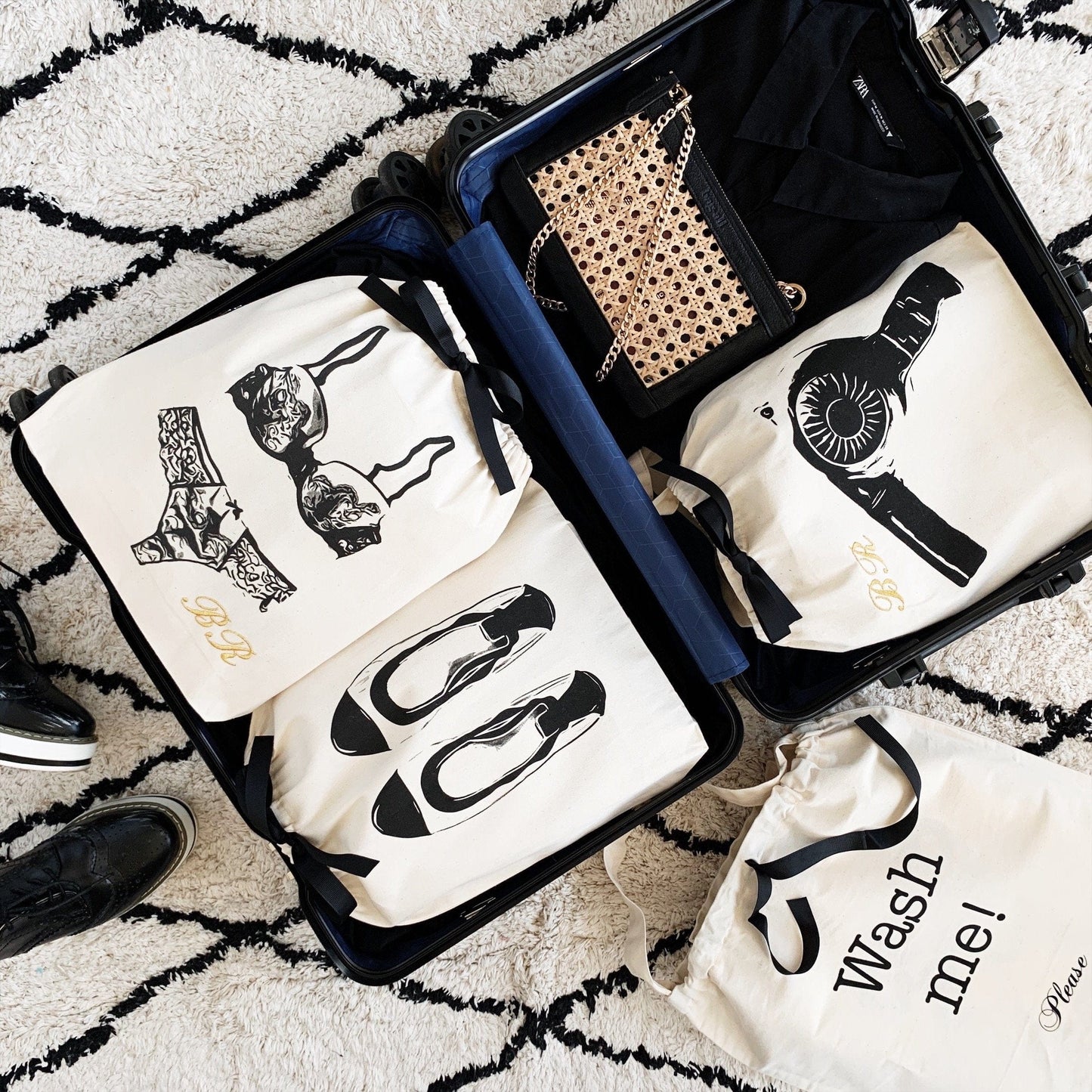 Women's Travel Set 4-pack, Cream - Concordia Style Boutique