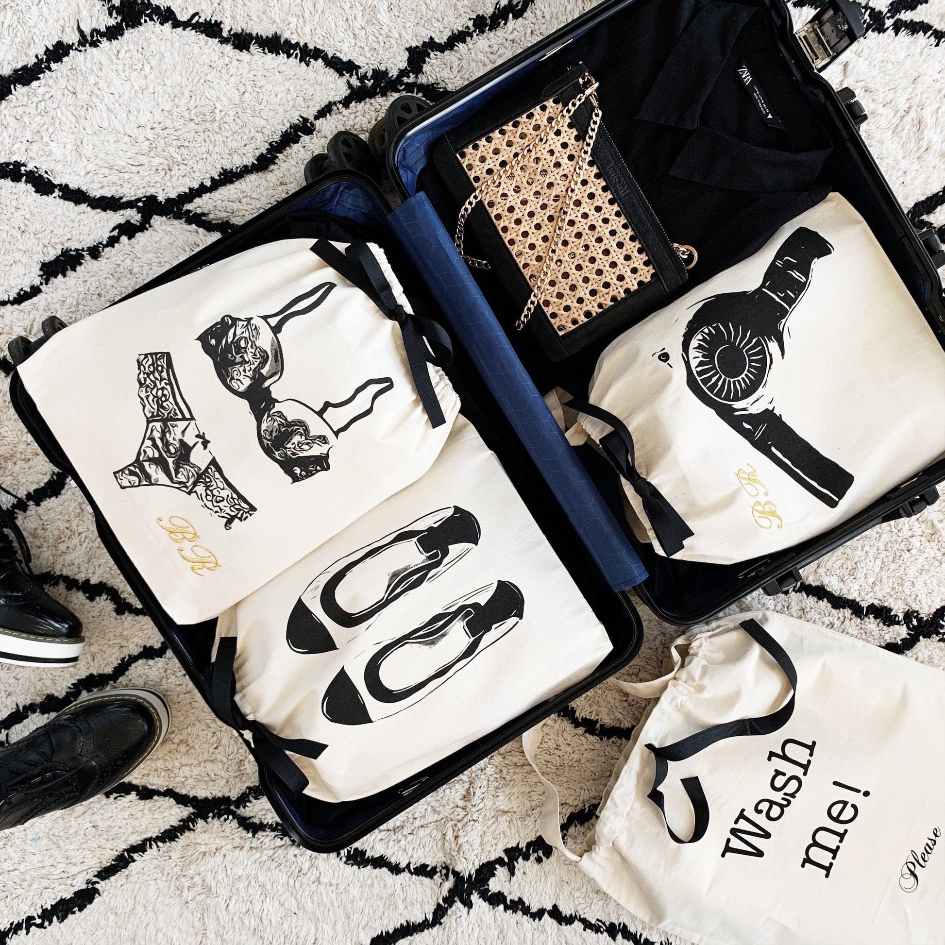 Women's Travel Set 4-pack, Cream - Concordia Style Boutique