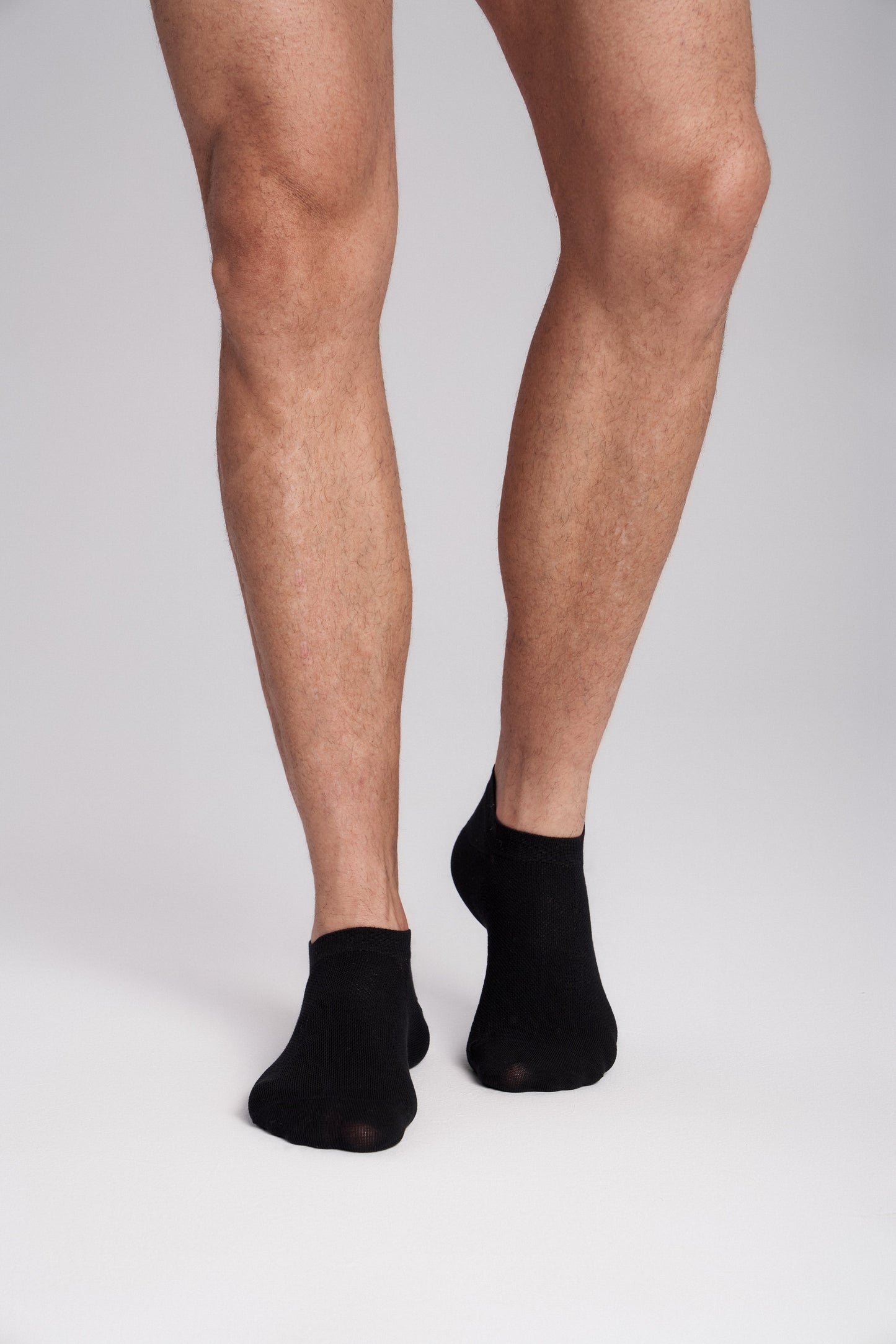 3-Pack Men's Antibacterial Massage Ankle Socks