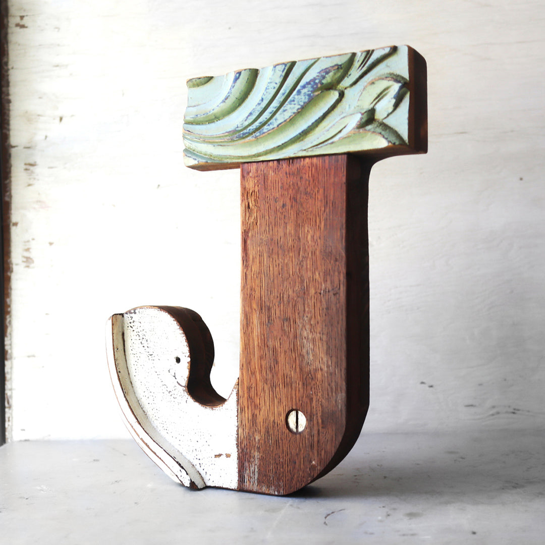 Reclaimed Wooden Letters