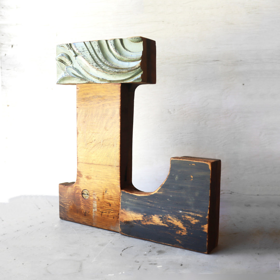 Reclaimed Wooden Letters