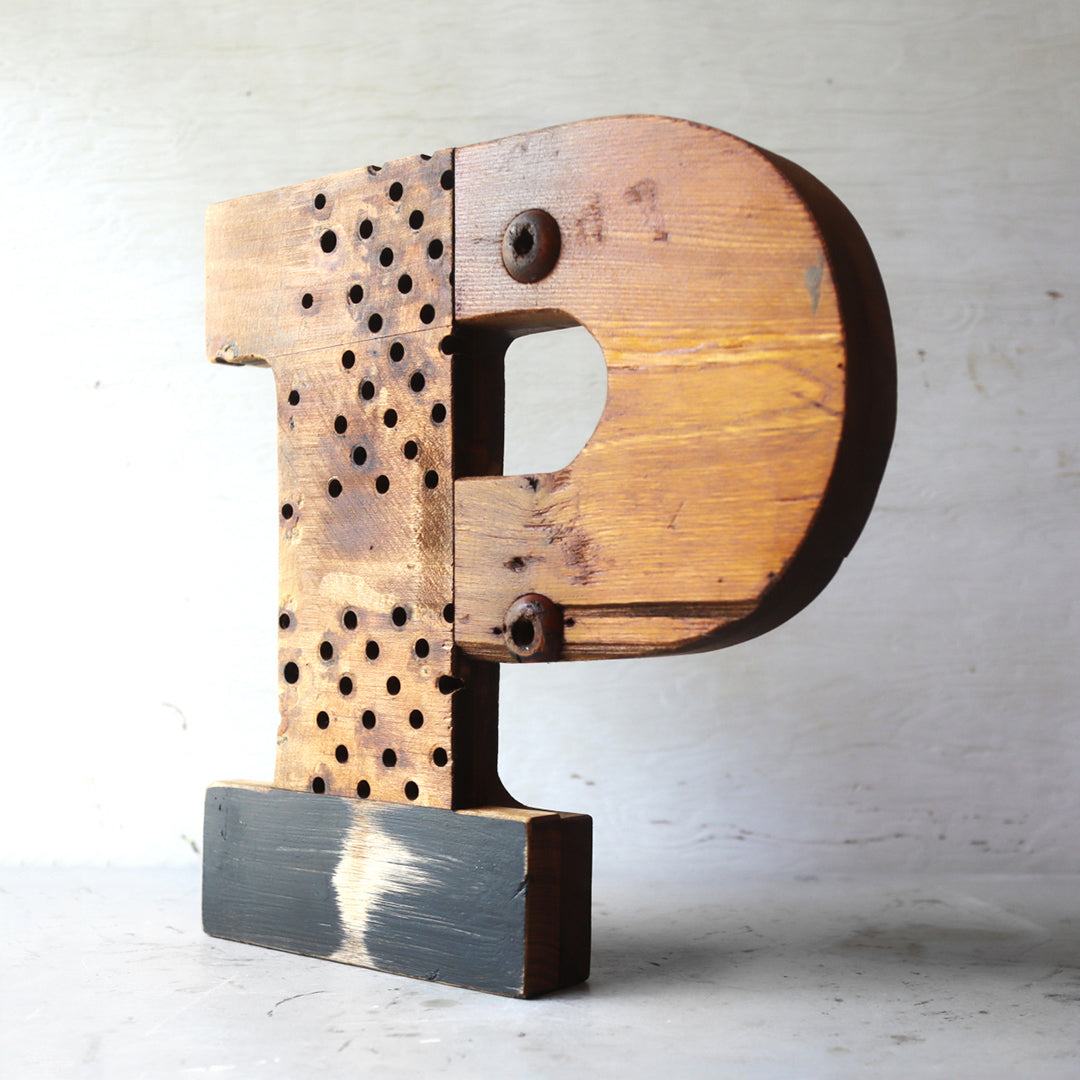 Reclaimed Wooden Letters