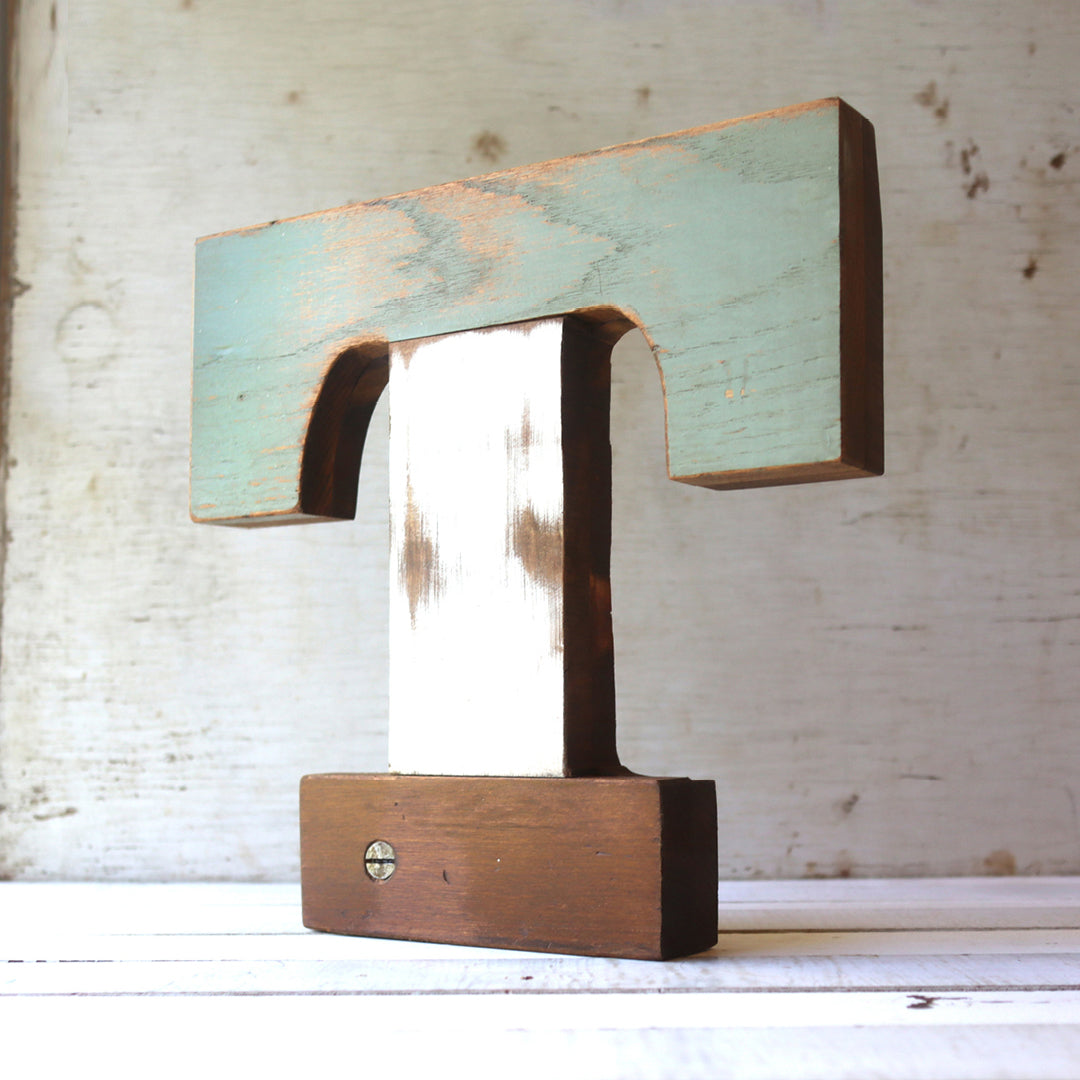 Reclaimed Wooden Letters
