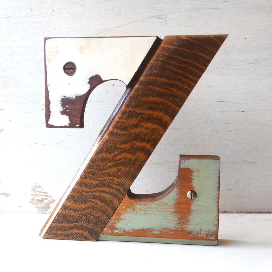 Reclaimed Wooden Letters