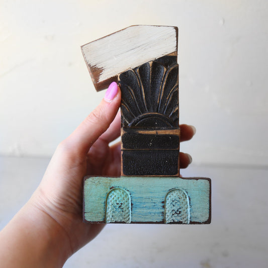 Handmade Wooden Numbers