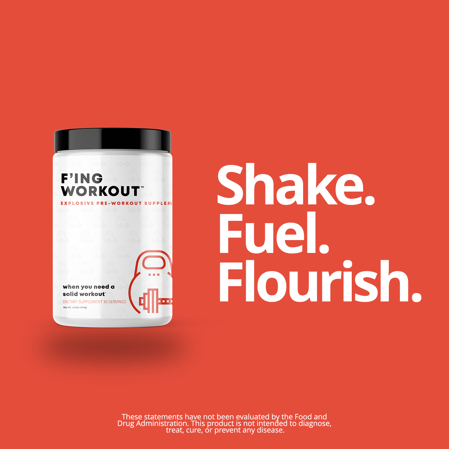 F'ing Nootropic Pre-Workout Supplement - Unleash Your Focus and Power - Concordia Style Boutique