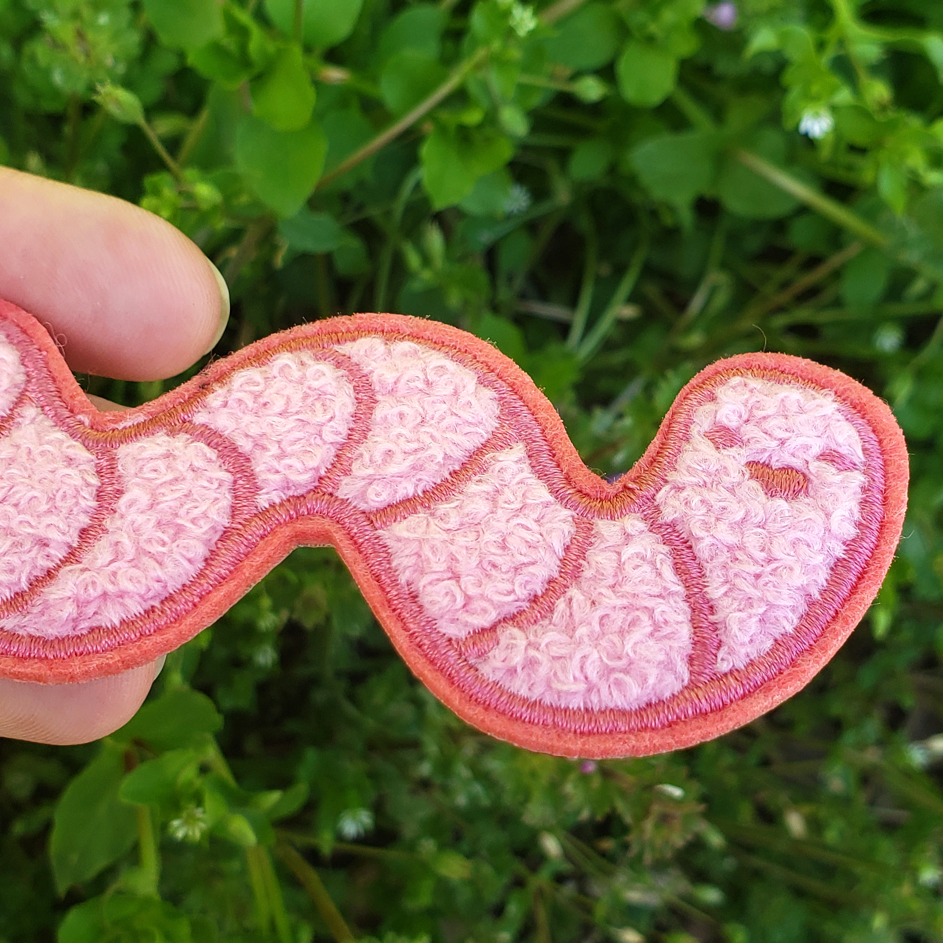 Worm Friend - Chenille Iron on Patch - Concordia Style Boutique