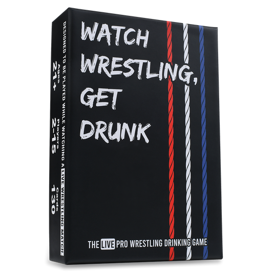 WATCH WRESTLING, GET DRUNK - The Live Pro Wrestling Drinking Game - Concordia Style Boutique