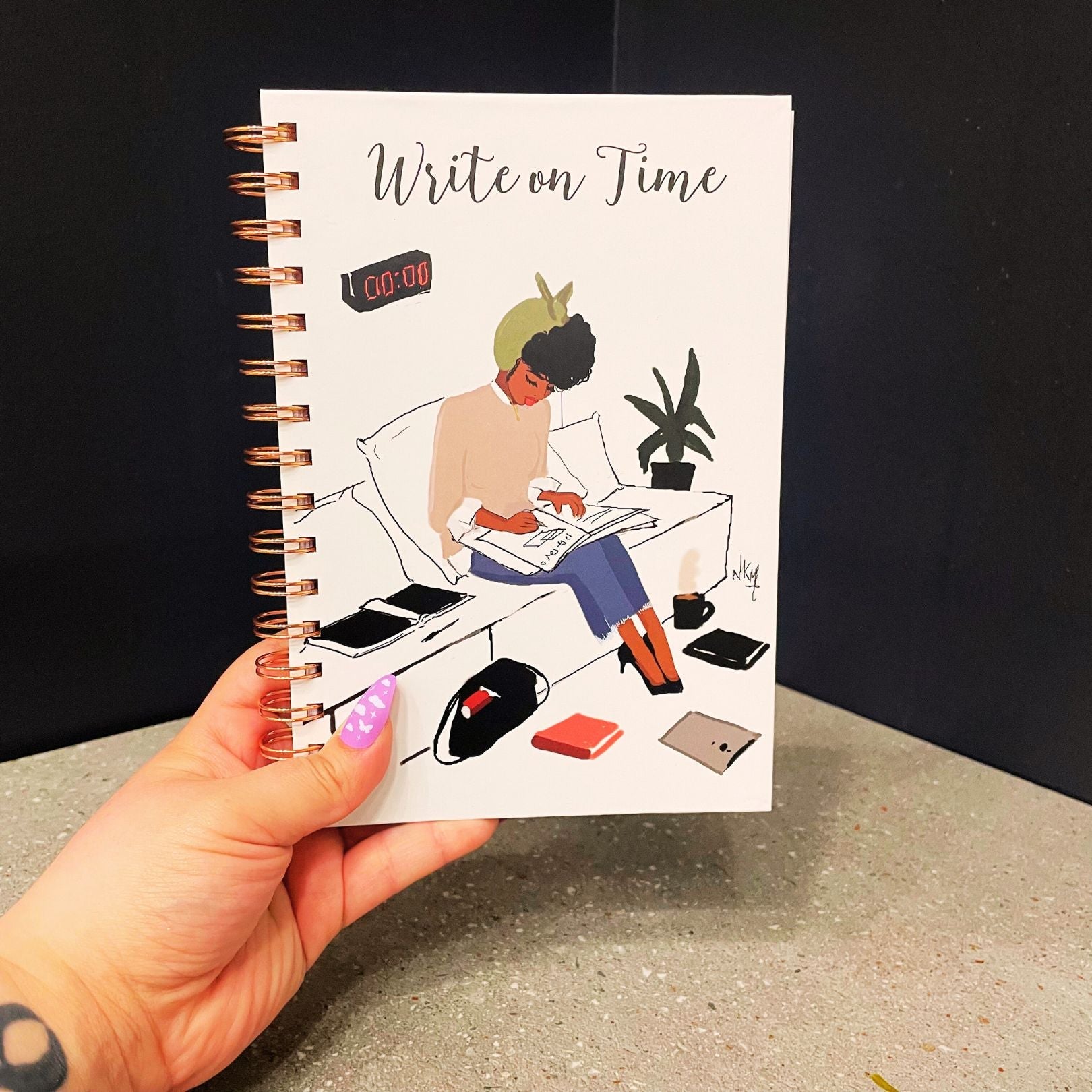 Write On Time Journal | 6.25" x 8.5" - Premium Journal from The Bullish Store - Just $12.95! Shop now at Concordia Style Boutique