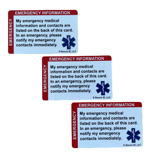 Write on ICE Card 3 Pack