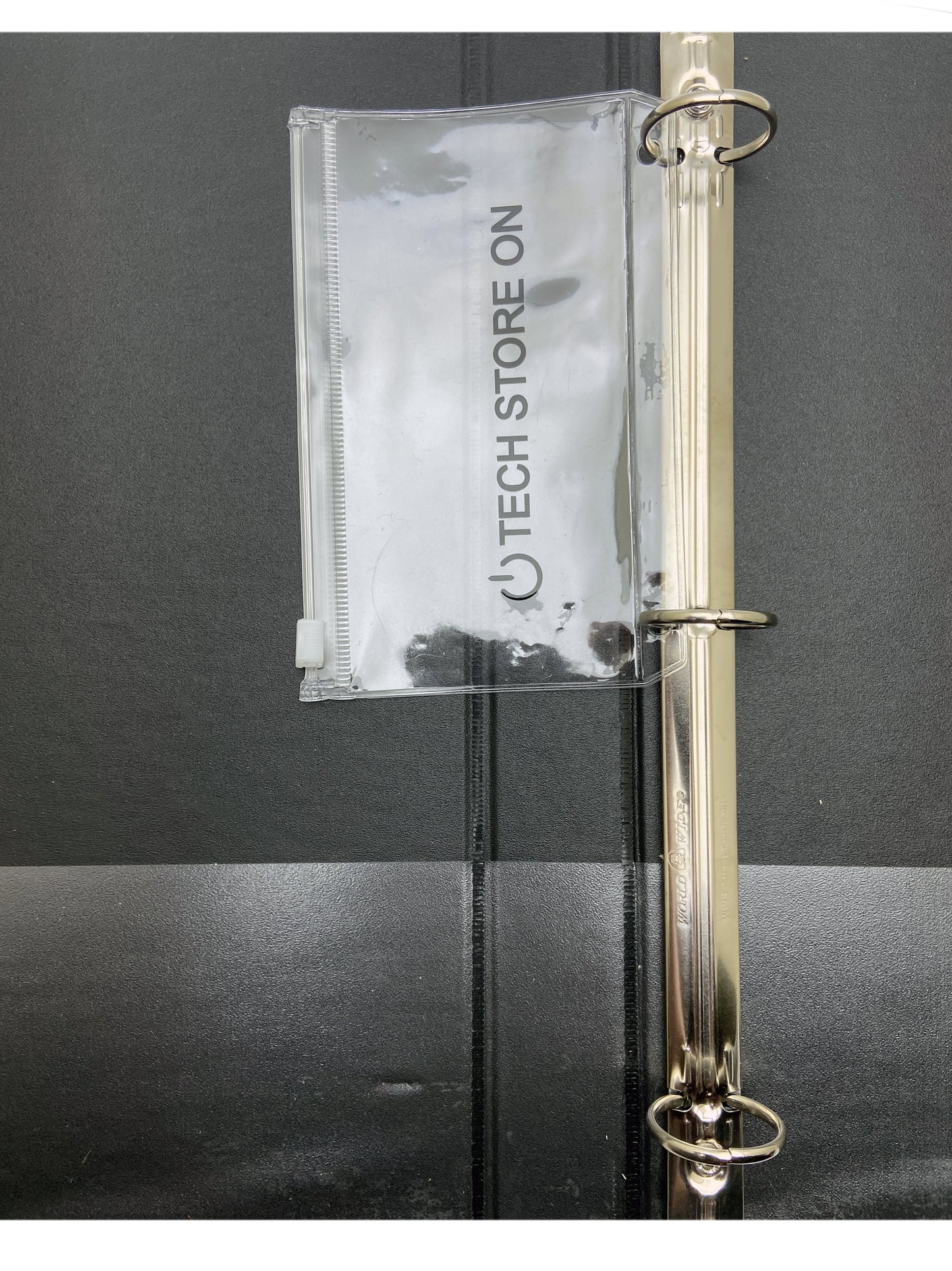 USB Drive Binder Pouches (10-Pack) – Waterproof Vinyl Zip-Lock Holders for 3-Ring Binders