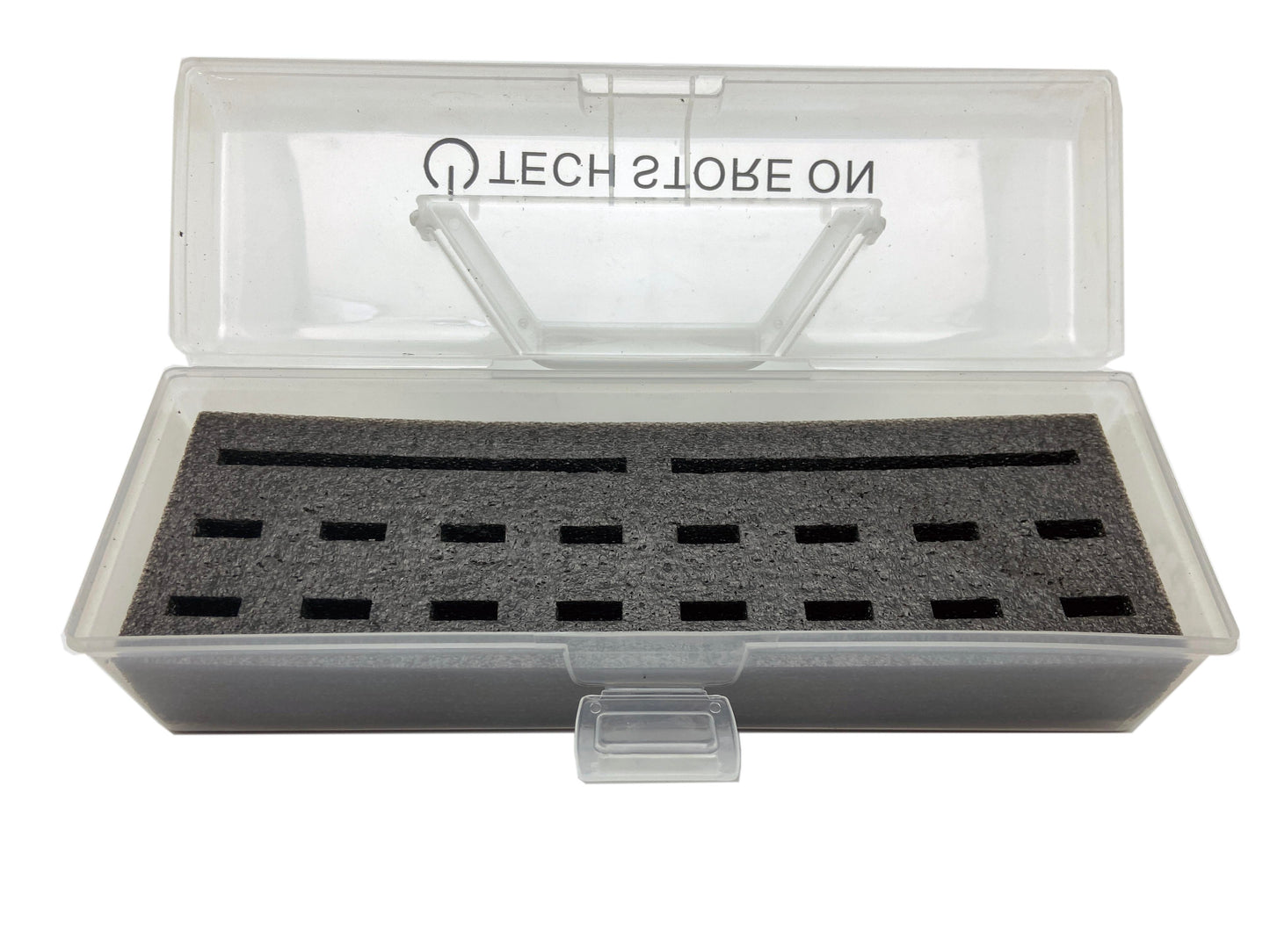 USB Drive Organizer Case (Plastic – 24 Slots with Handle) – Shockproof Antistatic Storage Box