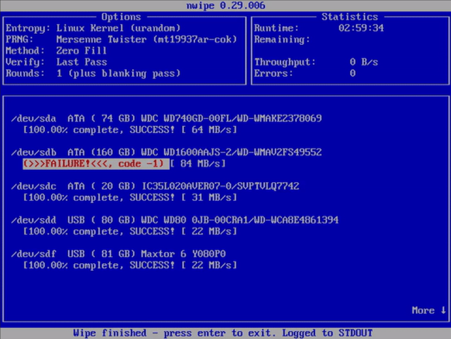 HDD Hard Drive Eraser Bootable Live USB