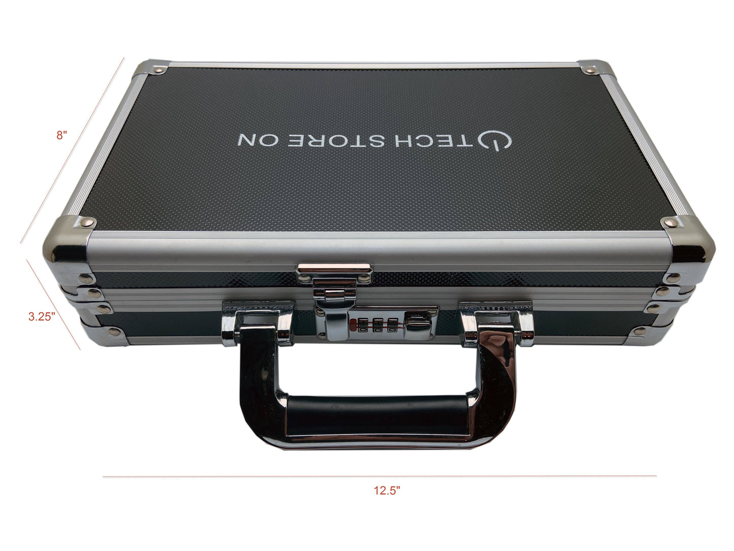 Aluminum USB Drive Organizer Case (48 Slots with Handle) – Shockproof Antistatic Storage Box