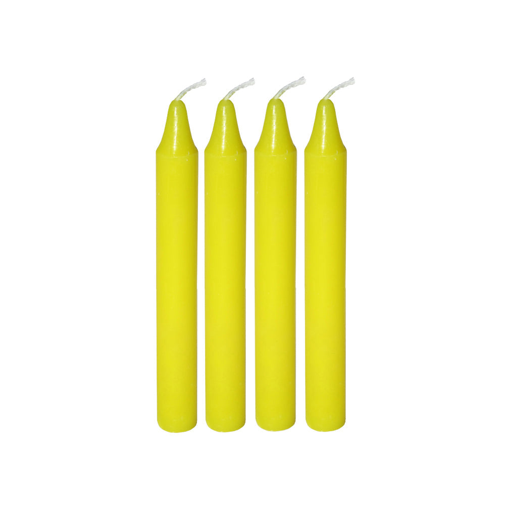 Mini Ritual Candle - Yellow (Set of 4) - Concordia Style Boutique