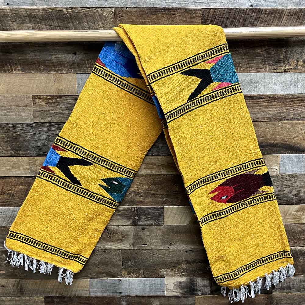 Yellow Baja Fish Blanket - Concordia Style Boutique
