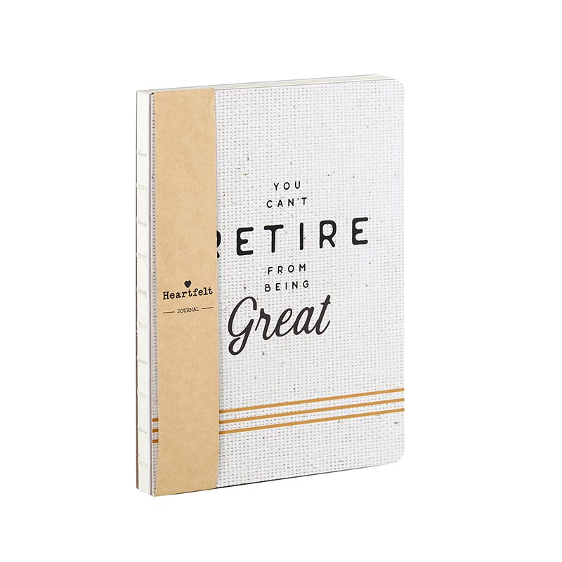 You Can't Retire From Being Great Coptic Bound Journal Notebook - Concordia Style Boutique