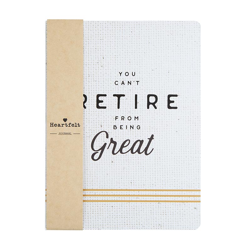 You Can't Retire From Being Great Coptic Bound Journal Notebook - Concordia Style Boutique