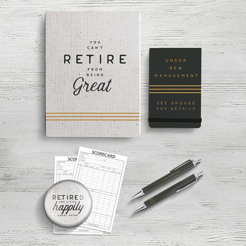 You Can't Retire From Being Great Coptic Bound Journal Notebook - Concordia Style Boutique