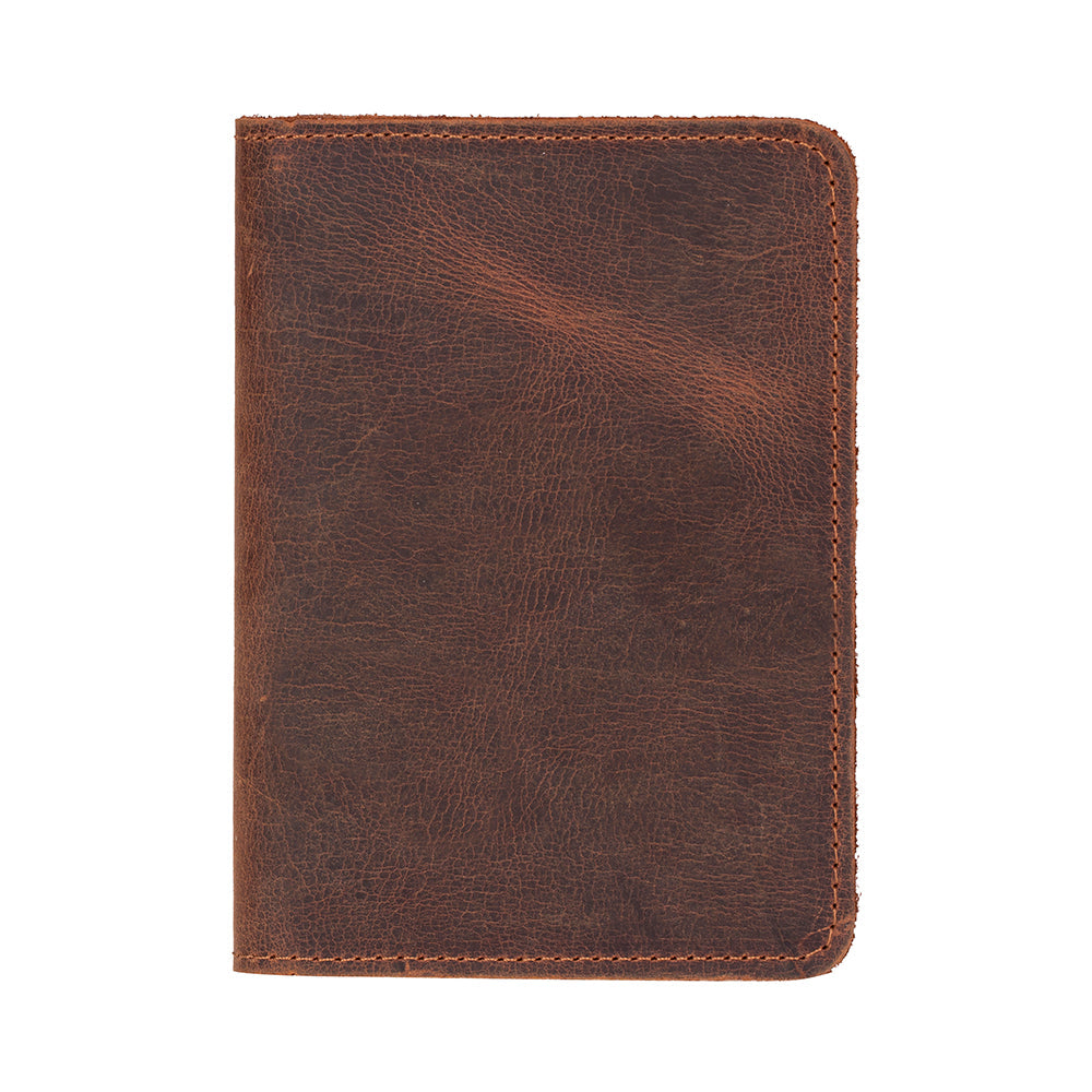 Yuma Genuine Leather Passport Wallet - Handmade Travel Document Holder - Concordia Style Boutique