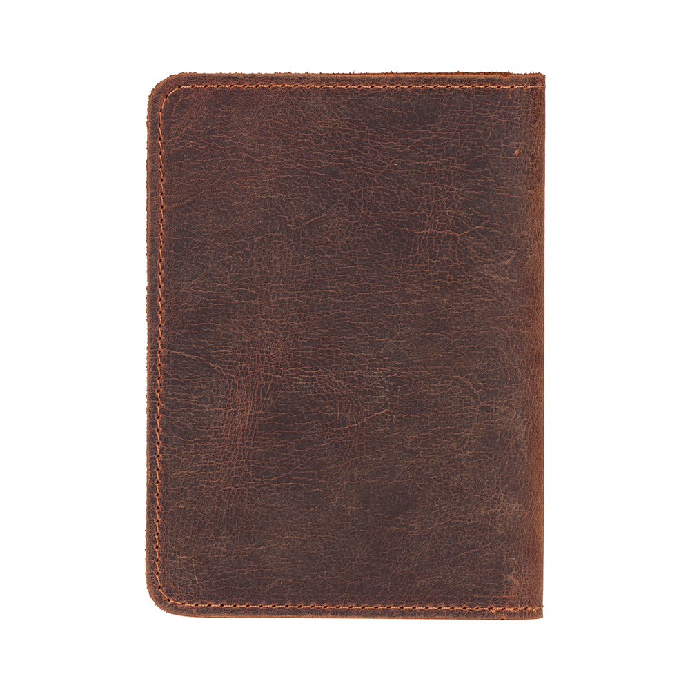 Yuma Genuine Leather Passport Wallet - Handmade Travel Document Holder - Concordia Style Boutique